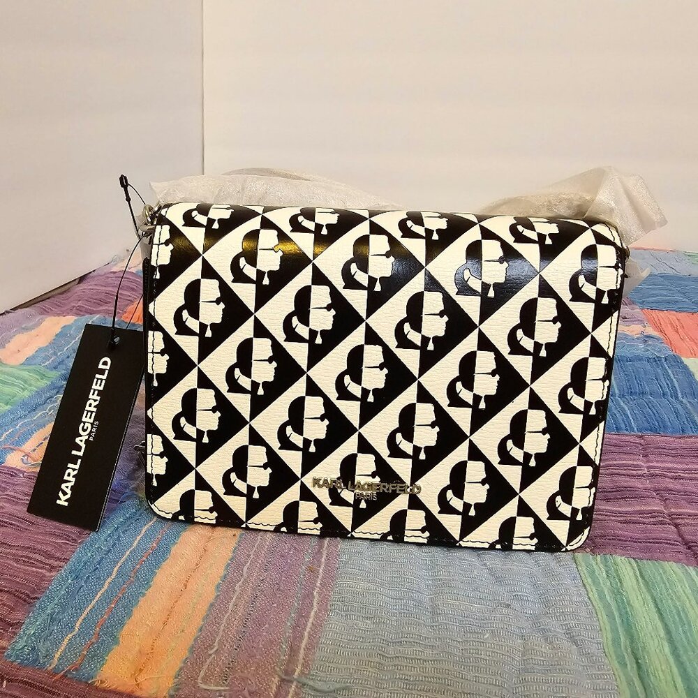 Karl Lagerfeld Lourdes Mini Profile Crossbody, NWT